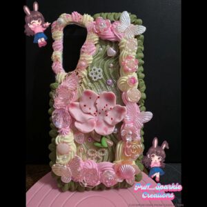Floral Garden Flatback Application Decoden Phone Case (Any Phone Model)