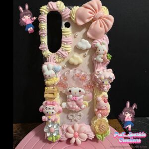 Spring Floral My Sweet Piano Flatback Application Decoden Phone Case (Any Phone Model)