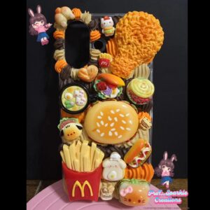 Savory Fast Food Theme Full Coverage Decoden Phone Case (Any Phone Model)