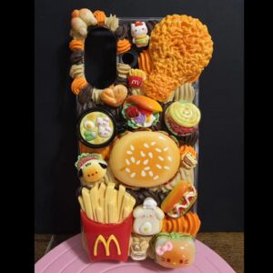 Savory Fast Food Theme Full Coverage Decoden Phone Case (Any Phone Model)