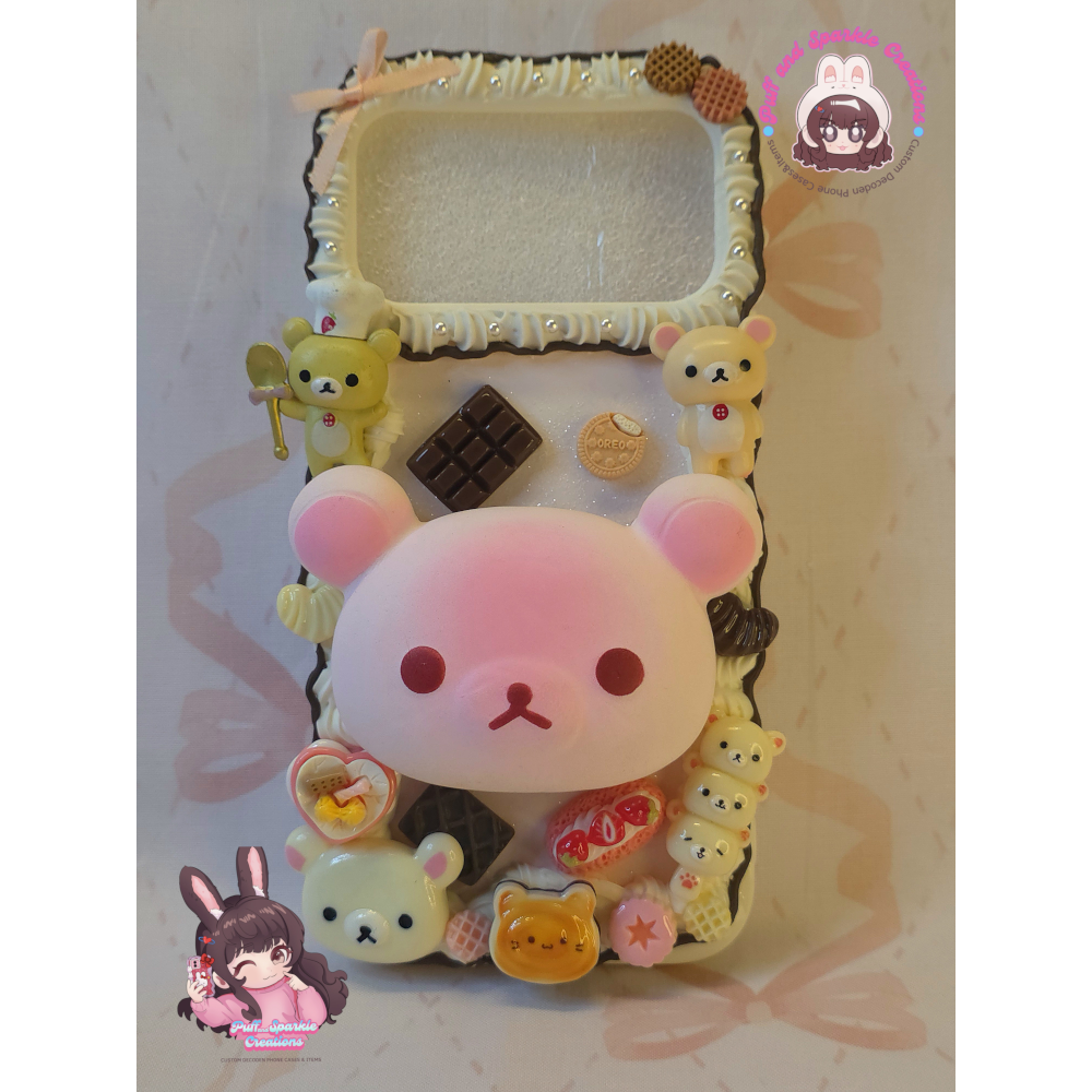 Squishy Korilakumma Flatback Application Decoden Phone Case (Any Phone Model) - Image 2