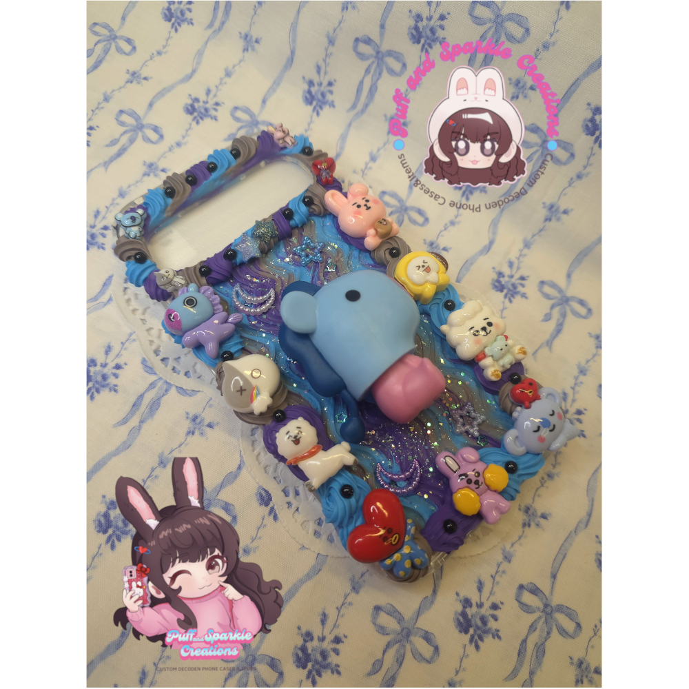 BT21 Jhope Flatback Application Decoden Phone Case (Any Phone Model) - Image 2