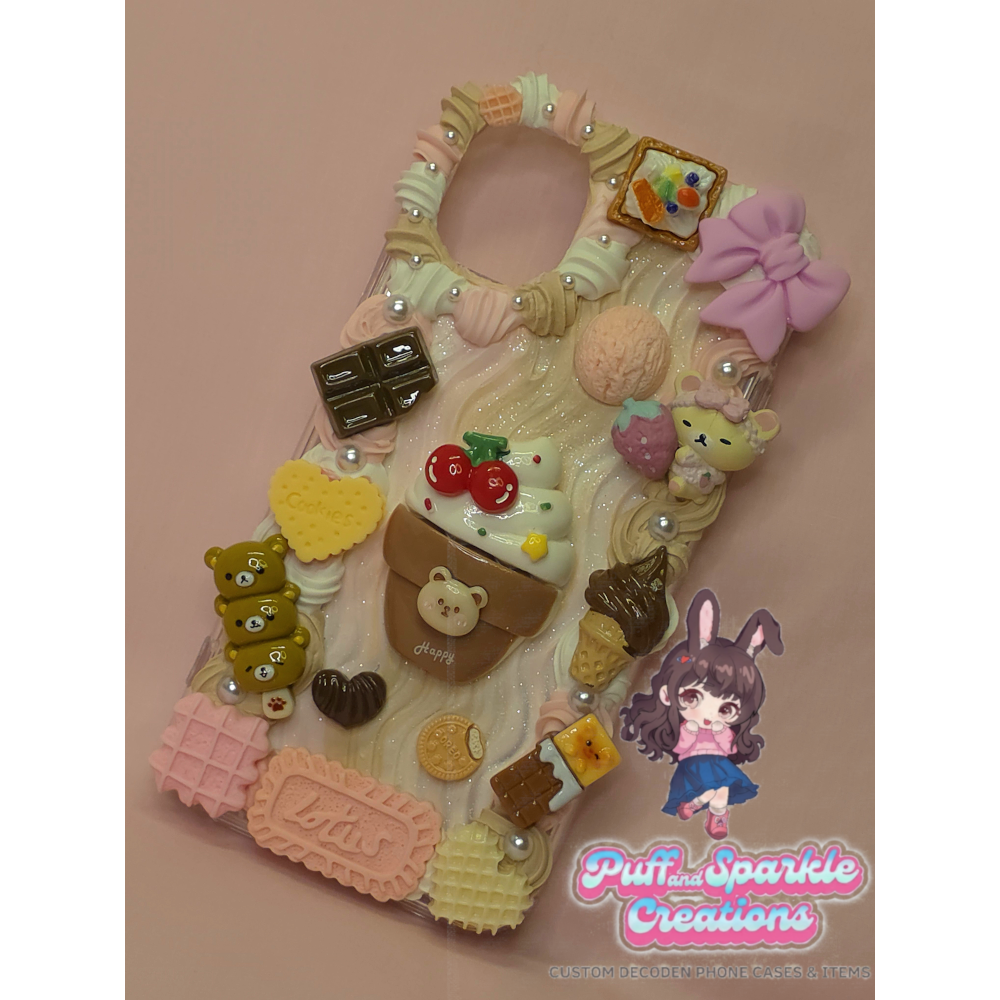 Bear Dessert Flatback Application Decoden Phone Case (Any Phone Model) - Image 2