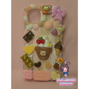 Bear Dessert Flatback Application Decoden Phone Case (Any Phone Model)