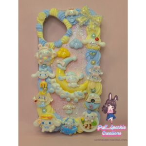 Moon Cinnamoroll Ver. 2 Flatback Application Decoden Phone Case (Any Phone Model)