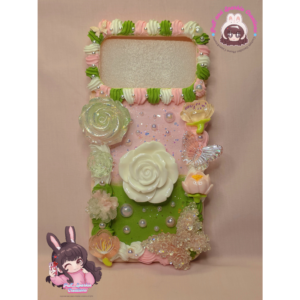 Flower Green Nature Flatback Application Decoden Phone Case (Any Phone Model)