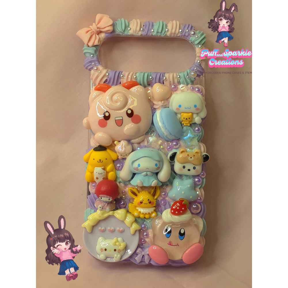 Character Fest Full Coverage Decoden Phone Case (Any Phone Model)