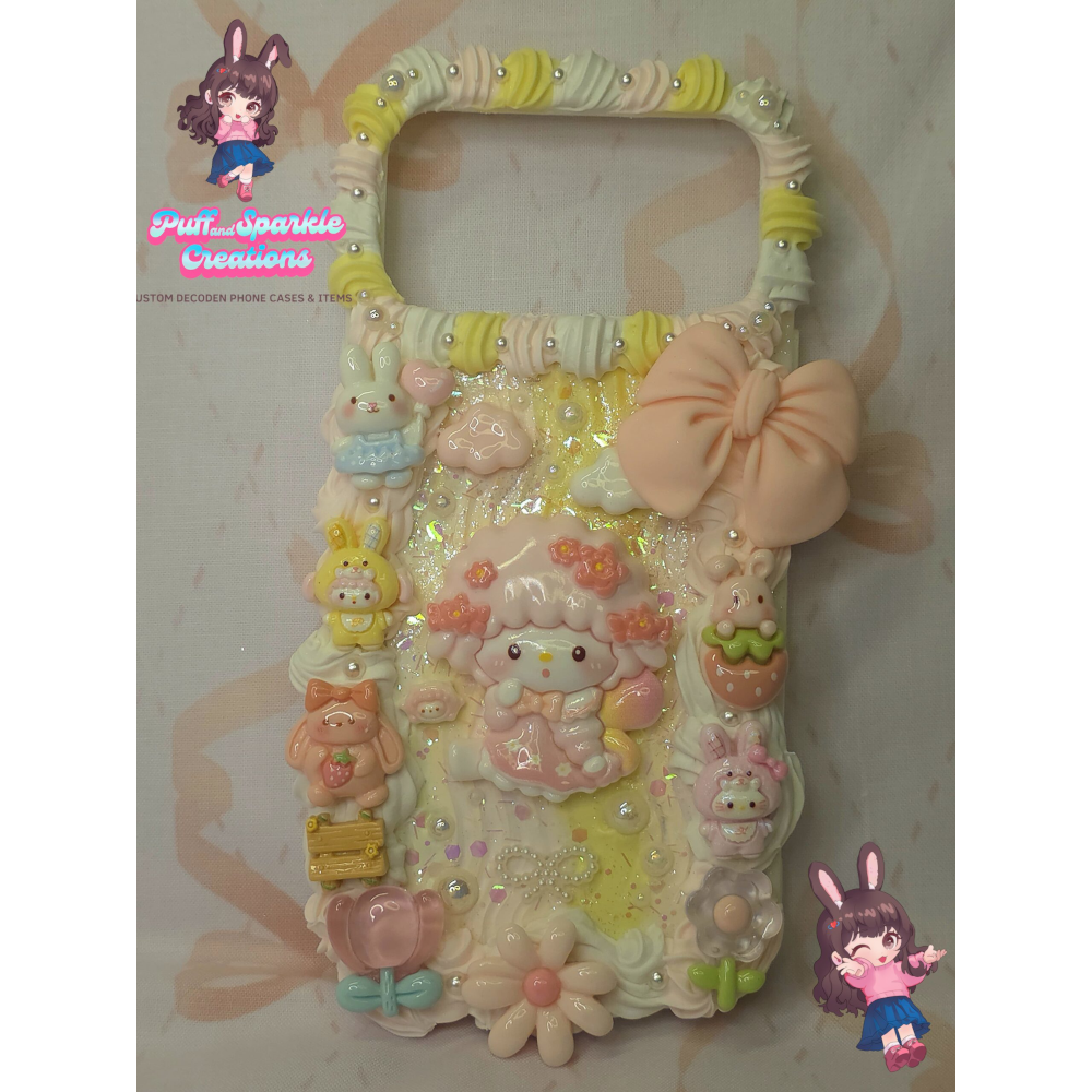 Spring My Sweet Piano Flatback Application Decoden Phone Case (Any Phone Model) - Image 3