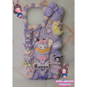 Purple Kuromi Flatback Application Decoden Phone Case (Any Phone Model)