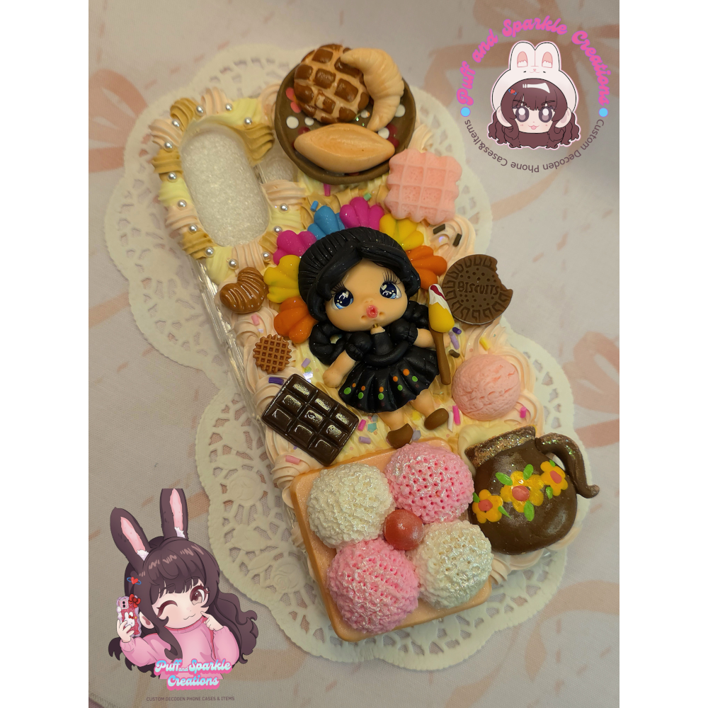 Mexican Doll Flatback Application Decoden Phone Case (Any Phone Model) - Image 3