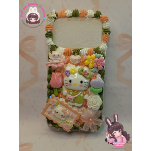 Nature Hello Kitty Full Coverage Application Decoden Phone Case (Any Phone Model)