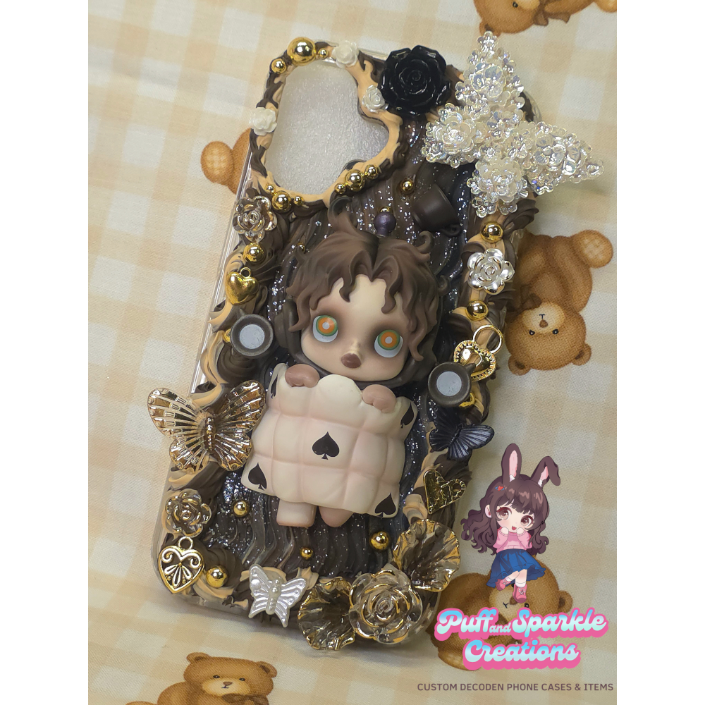 Skullpanda "Sleepless" 3D Doll Flatback Application Decoden Phone Case (Any Phone Model) - Image 4