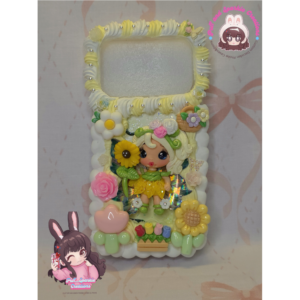 Sunflower Doll Flatback Application Decoden Phone Case (Any Phone Model)