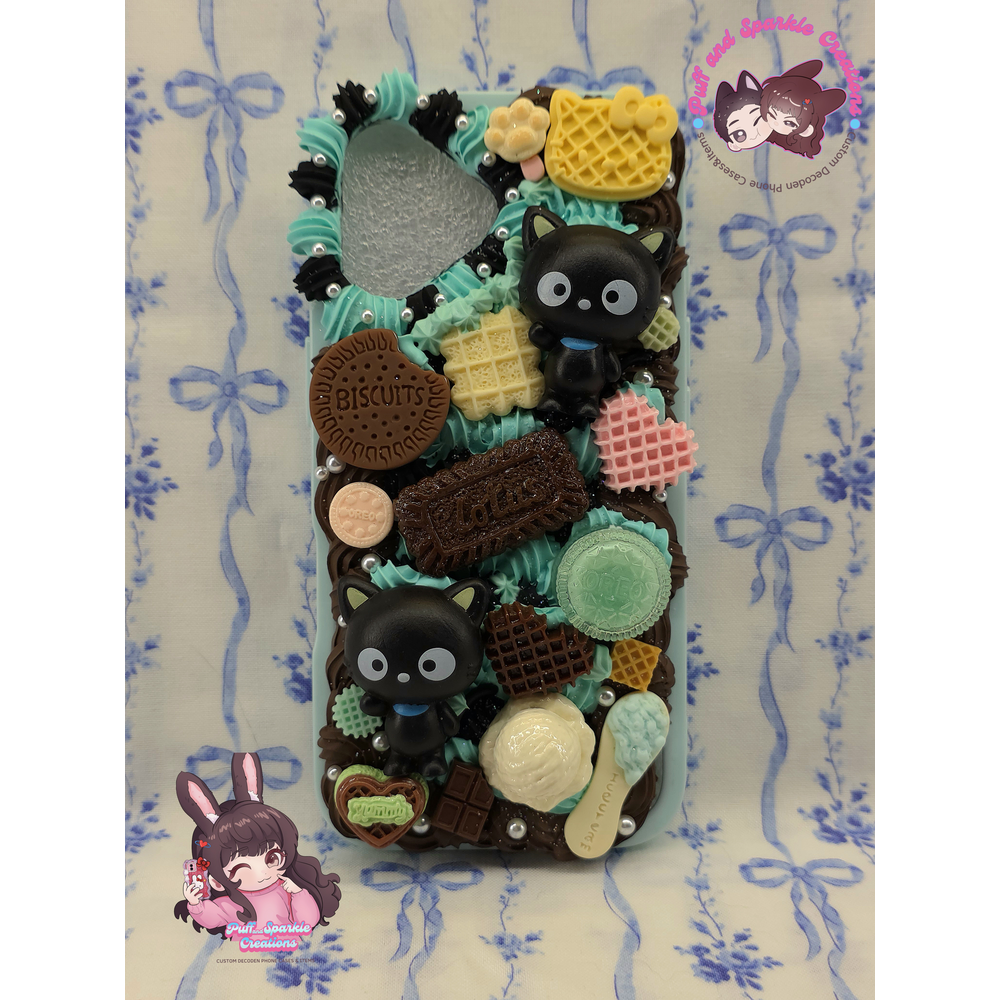 Chococat Full Coverage Application Decoden Phone Case (Any Phone Model)