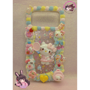 Tennis Hello Kitty Flatback Application Decoden Phone Case (Any Phone Model)