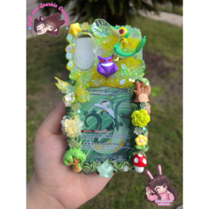 Serperior Pokemon Flatback Application Decoden Phone Case (Any Phone Model)