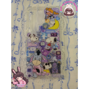 Bubbles & Snoopy Sticker Resin Phone Case (Any Phone Models)